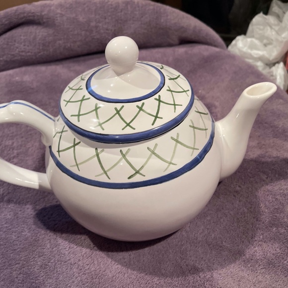 Vintage Casafina Malveira Hand Painted TEA POT Signed and Numbered PORTUGAL - Picture 5 of 7